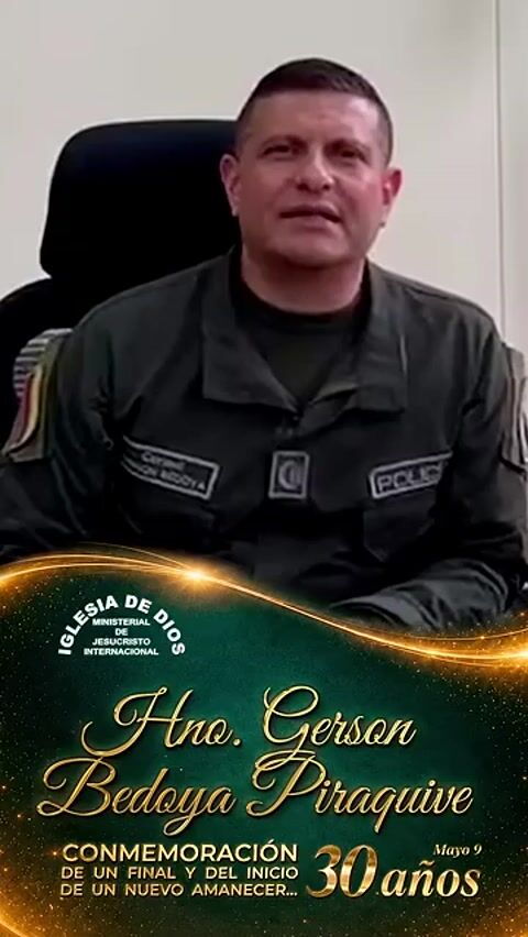 Conmemoración 30 años: Hno. Gerson Bedoya Piraquive
