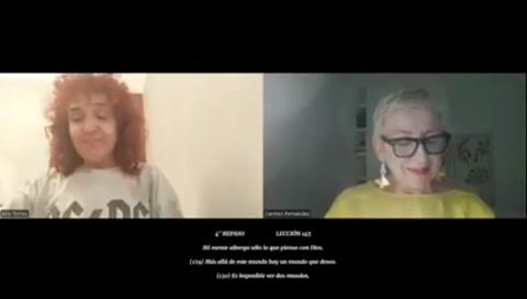 Lección 145 de UCDM, con Ana Torres y Carmen Fernández
