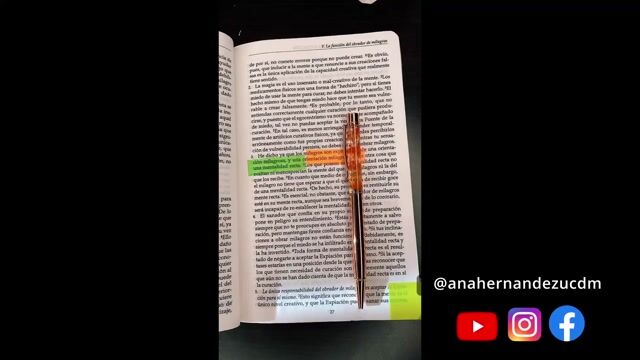 Libro de Texto UCDM Capitulo 2 Pag. 28 a 29 | ANA HERNÁNDEZ UCDM
